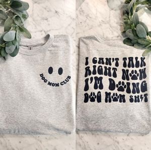 Dog mom shirt funny busy being a dog mom humor retro cute dog mama